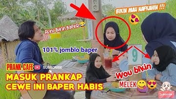PRANK Cafe || BAPERIN CEWEK HIJAB CANTIK & DAN MANISNYA LUAR BIASA