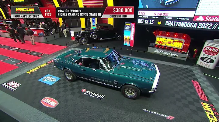 1967 Chevrolet Nickey Camaro RS/SS Stage III Sells for $390,000 // Mecum Indy 2022