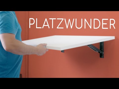 Video: Sehr flacher Klapptisch von Lodovico Bernardi