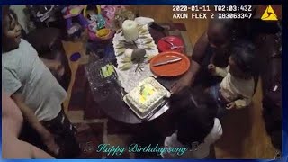 Details Body cameras capture Georgia officers' act of kindness for girl's first birthday Update