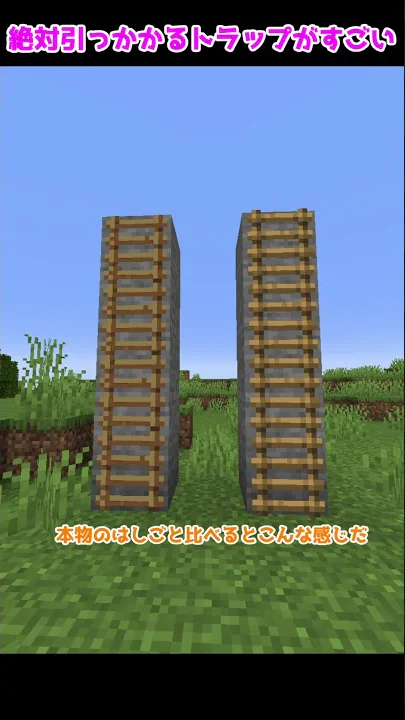 マイクラ誰でも引っかかるトラップ