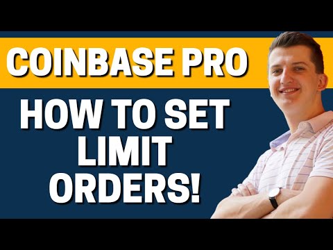 How To Set Limit Order In Coinbase Pro