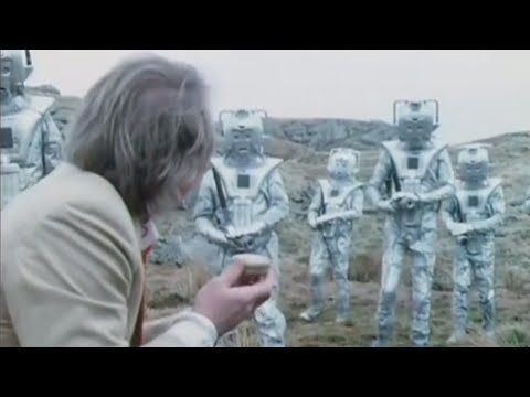 Cybermen Ambush The Doctor &amp; Master | Doctor Who Classic | BBC Studios