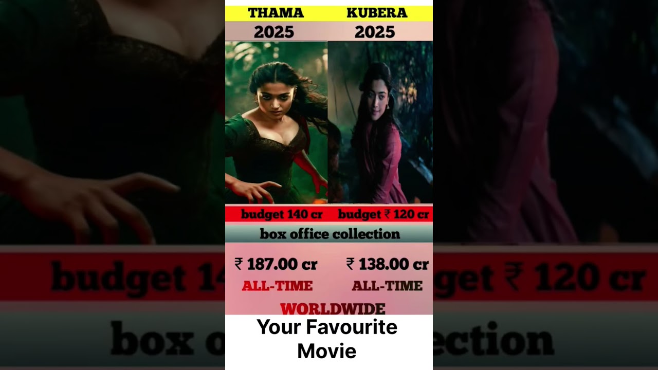 Thama vs Kubera movie collection shorts video || 