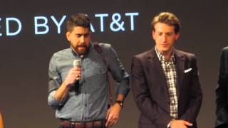 Adam Goldberg & Fran Kranz & cast/crew of Rebirth - Tribeca Film Festival 4/17/16