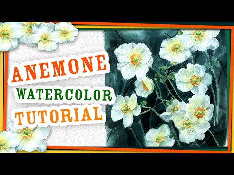 Anemone Acquerello Tutorial | STEP BY STEP | Con Daniel Smith