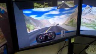 Coordination Challenge Driving Simulator SimuRide; simulates the third level of drunk driving