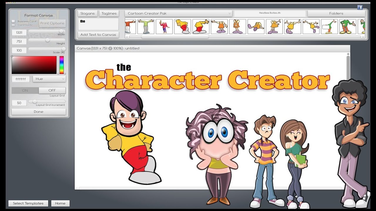 Cartoon maker software - YouTube