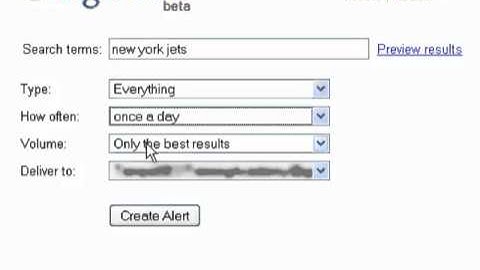 Using Google Alerts to track Competitors and your brand.