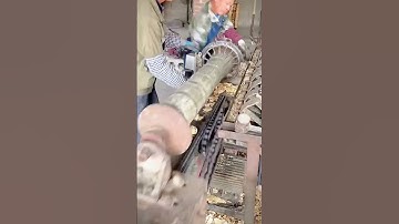 tool for splitting bamboo quickly and easily #shorts