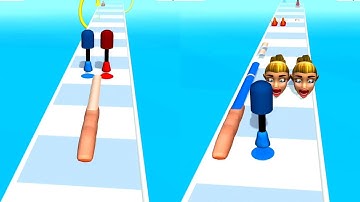 Nail Stack 💅 gameplay walkthrough iOS android all levels gameplay ZMR1ZMR2