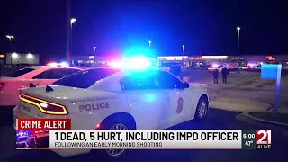1 killed 5 injured including IMPD officer after shooting on Indy s east side