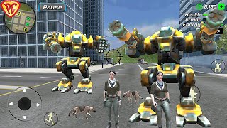 Super Miami Girl : City Dog Crime #3 Military Robot - GamePlay screenshot 4