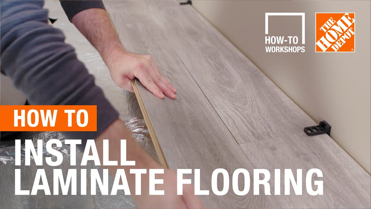 How-To Workshops - How to Install Laminate Flooring | The Home Depot