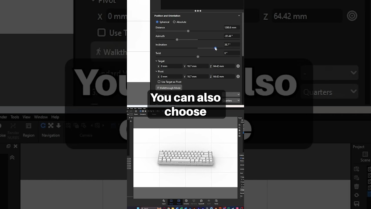 How to Set Up a Camera in Keyshot in 30 Seconds