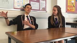 The Oystercatcher Interviews the Head Boy and Head Girl, Luke Laverty and Katie Hunter.