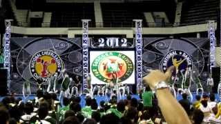 FEU Cheering Squad in National Cheerleading Championship 2012 Finals
