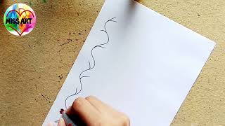 Beautiful Paper Border Design Tutorial | Easy Handmade Border Art