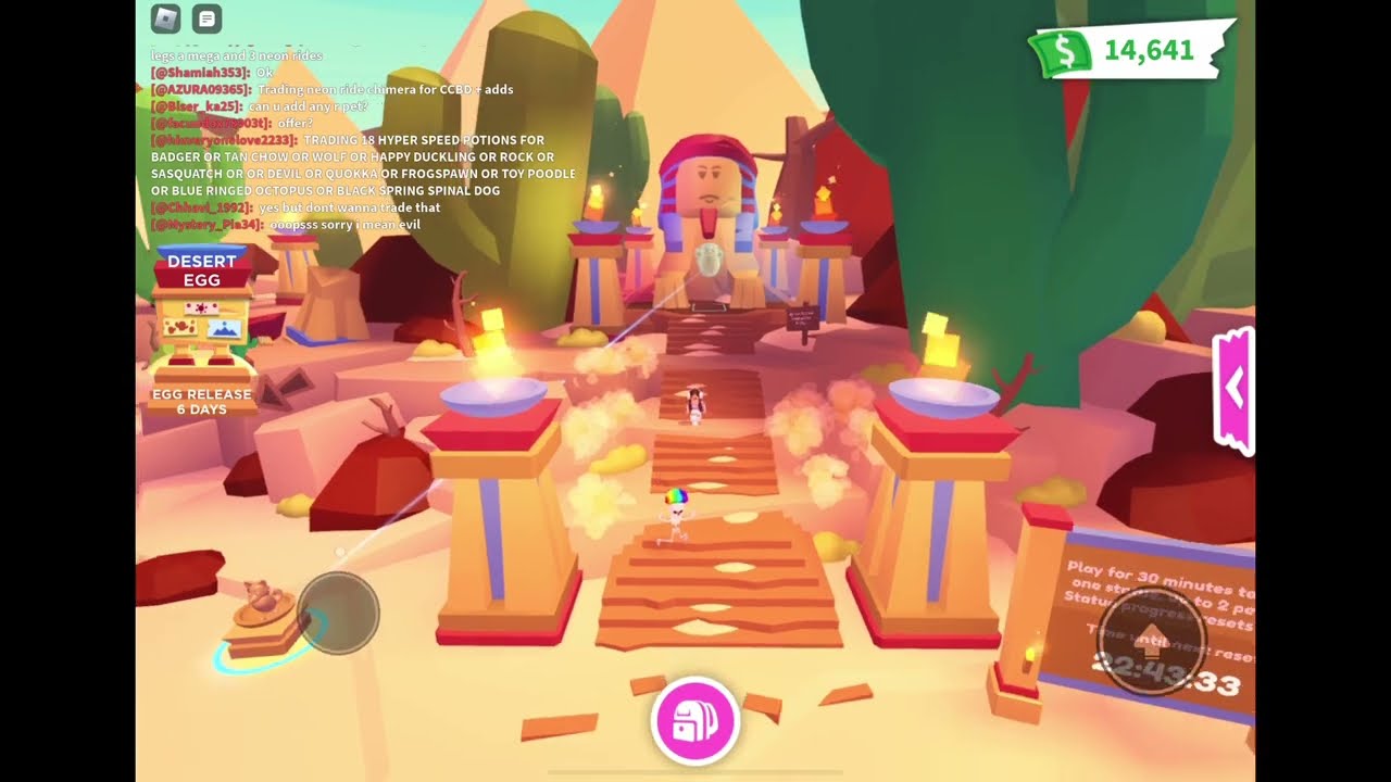 How to get the royal desert egg from the new adopt me Sphinx's update! #adoptme #roblox #update