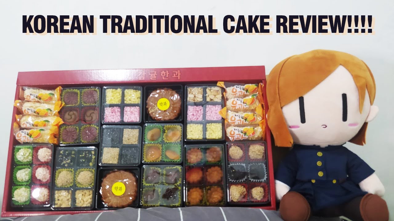 제주 감귤한과 (Korean Traditional Cake) Review YouTube