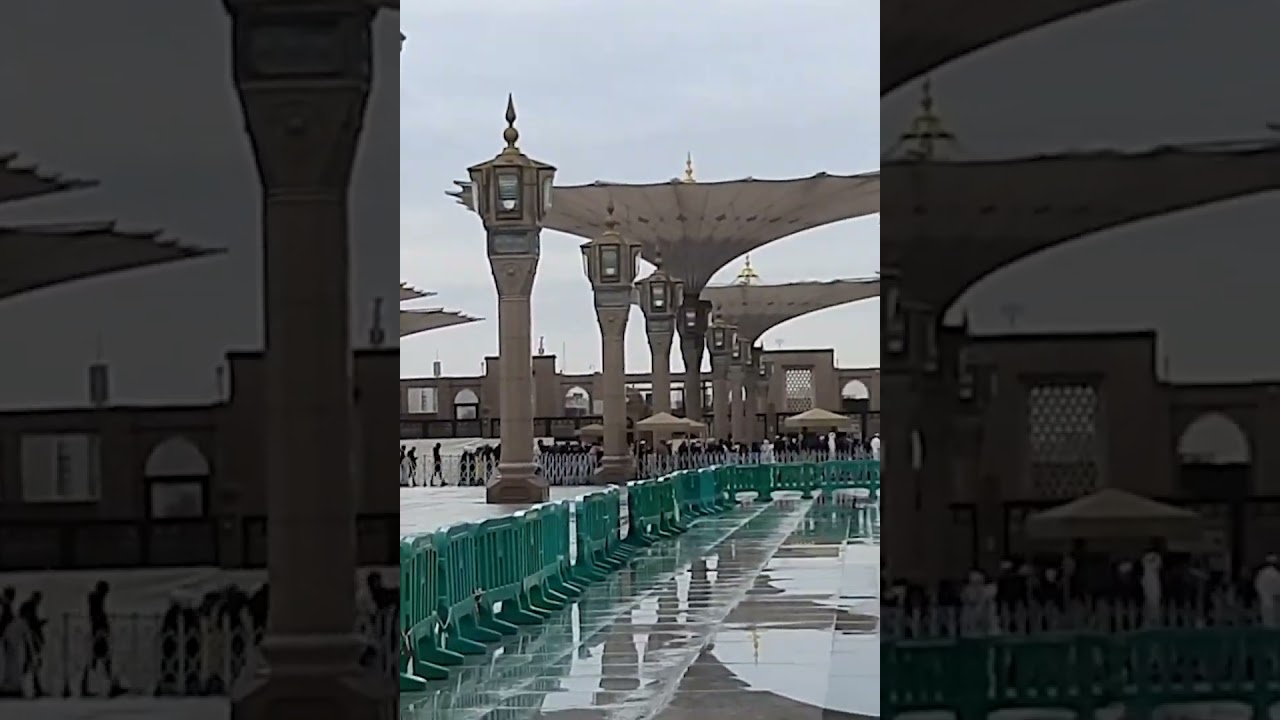 After rain in Madinah
