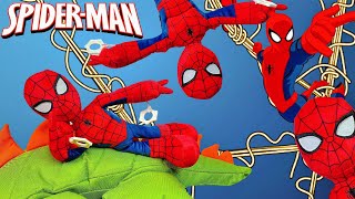 Marvel City Swinging Spider-Man Toy Play & Unboxing | Spidey & His Amazing Friends Battle Adventures screenshot 3