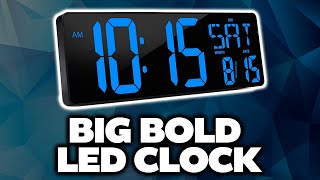 The Best Large Digital Wall Clock for Home, Gym, and Office: XREXS This Led Digital Wall Clock Transformed My Home Gym