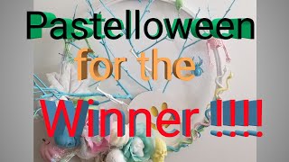 Winner !!!! Of this years Pastelloween YouTube Hop Giveaway