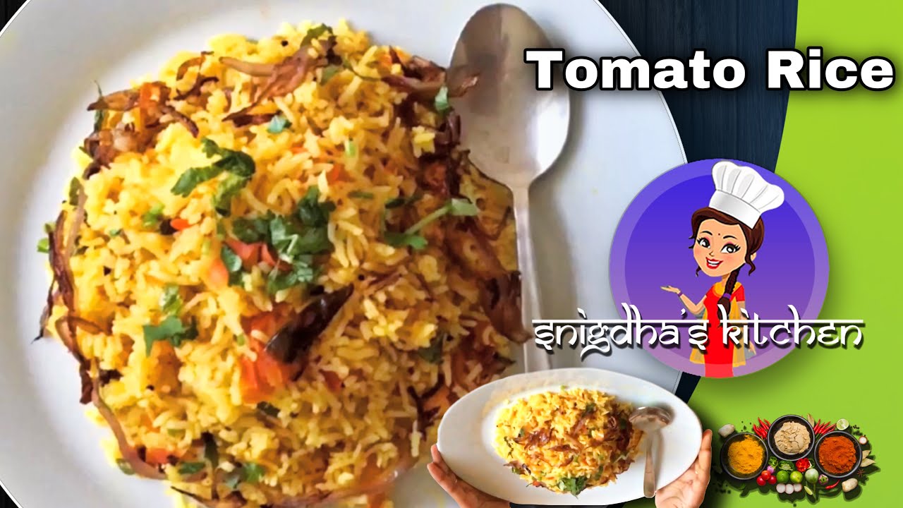 Tomato Rice,Tomato Rice,easy tomato rice recipe,tomato rice recipe in