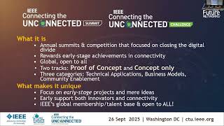 The Global Mission to Bridge the Digital Divide | The IEEE Connected to Unconnected Challenge