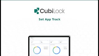 How to set an app track in CubiLock