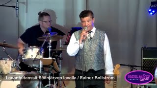 Lauantaitanssit Säänjärven lavalla 22.7.2023 Rainer Bollströmin tahtiin