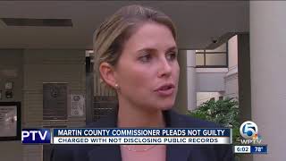 Martin County Commissioners pleads not guilty