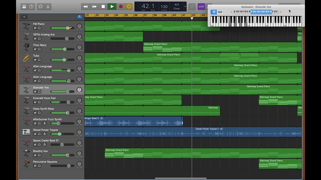I Made Synthwave Pop Music on Mac GarageBand! 🎹✨