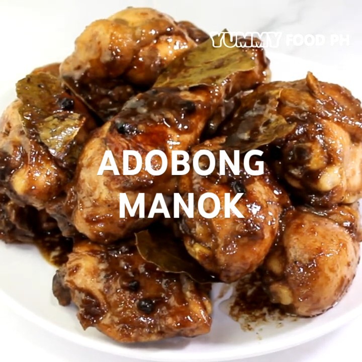 Adobong Manok | Filipino Chicken Adobo Recipe #shorts #cooking #friedeggplant #adobo