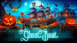 Pirates Boat Halloween 👻 Halloween Ambience with Relaxing Spooky Music 🎃 Macabre Night