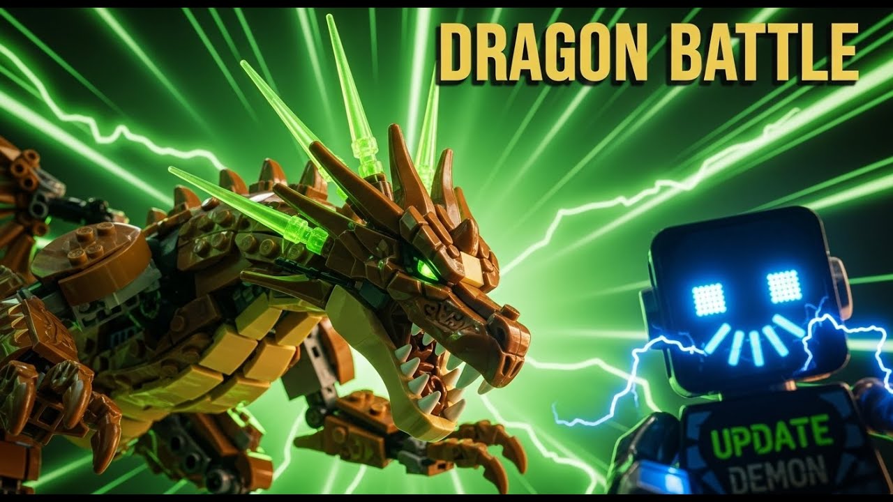 LEGO Brick Slam: Дракон Жизни против Демона Обновлений! 🐉🔥