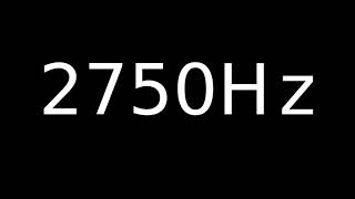 Speaker Sound Test 2750Hz