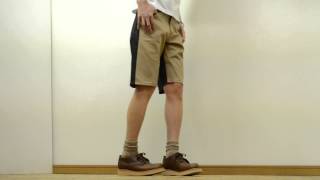 KOJIMA GENES（児島ジーンズ） カツラギ コンボ ショートパンツ メンズ ショーツ ハーフパンツ デニム カツラギ 切り替え ワーク 日本製 国産 RNB-1064 RNB1064mv141