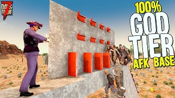THE NEW SPECIAL BLOCK that makes a 100% GOD TIER AFK BASE! | 7 Days to Die Alpha 20