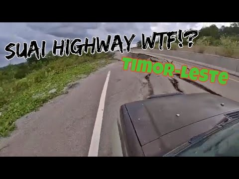 TRAVEL: Timor-Leste 🇹🇱: Suai Highway (Sinkhole!)