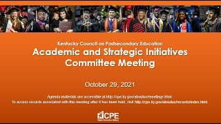 ASI Committee - October 29, 2021