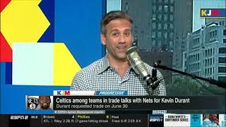 Celebrity Max Kellerman goes crazy Nets, Celtics have discussed Kevin Durant-Jaylen Brown swap Net Worth