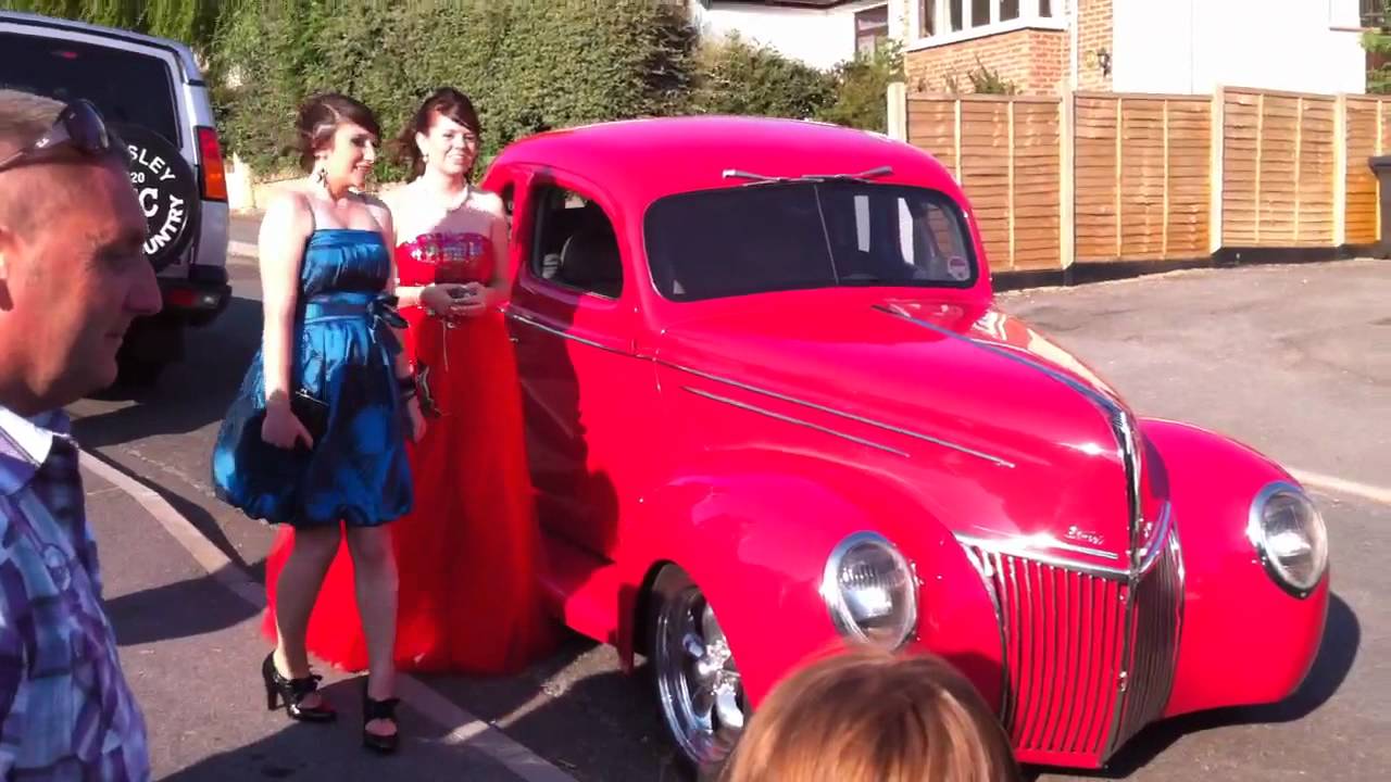Emma Giles & Charlie Bucknole prom cars 2