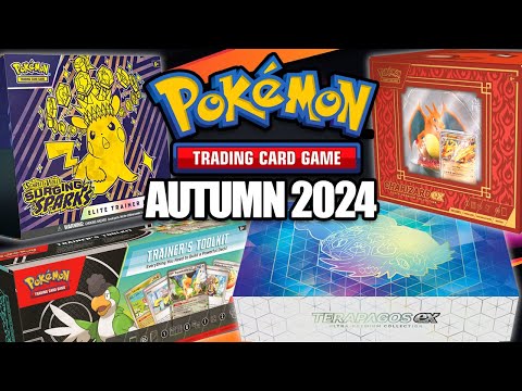 Pokemon TCG Release Schedule Autumn/Fall 2024!! - (Pokemon TCG