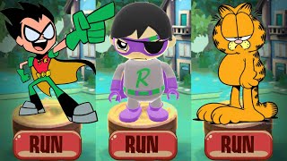 Tag with Dark Titan vs Teen Titans Robin Run vs Garfield Rush - Gameplay screenshot 5