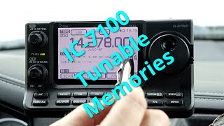 IC7100 A to Z #19 Tunable Memories