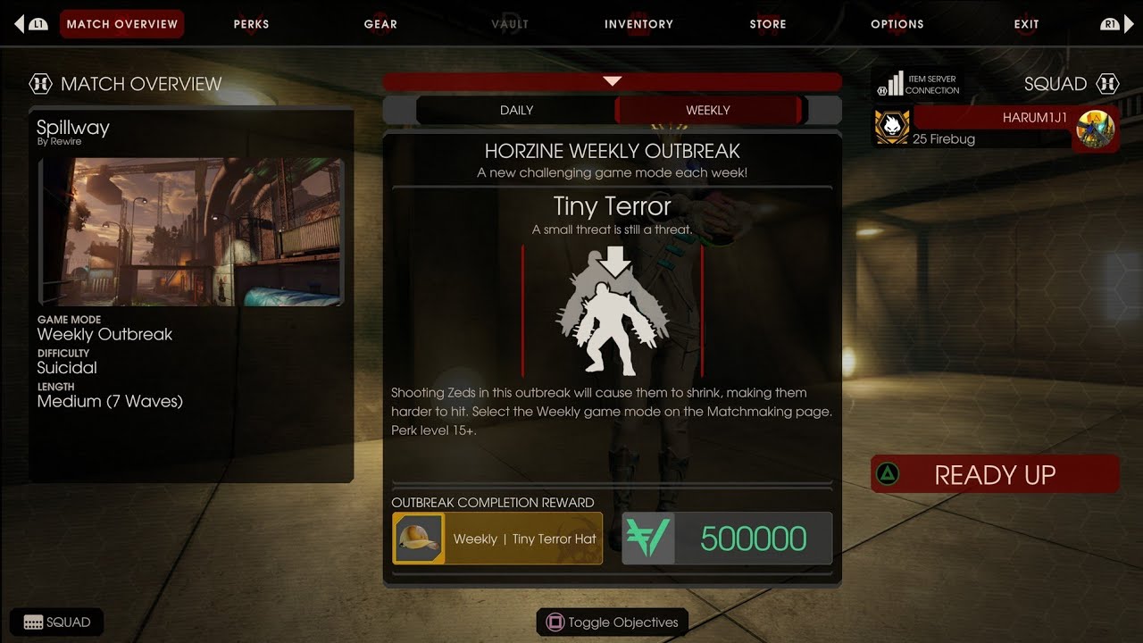 PS5 - Killing floor 2 - weekly outbreak