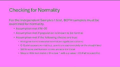 Checking Assumption of Homogeneity of Variance