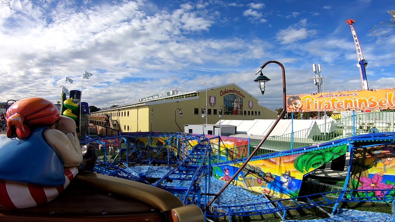 SBF Visa Family Coaster Big Apple Pirateninsel (Kinzler) Oktoberfest München 2019 POV Onride